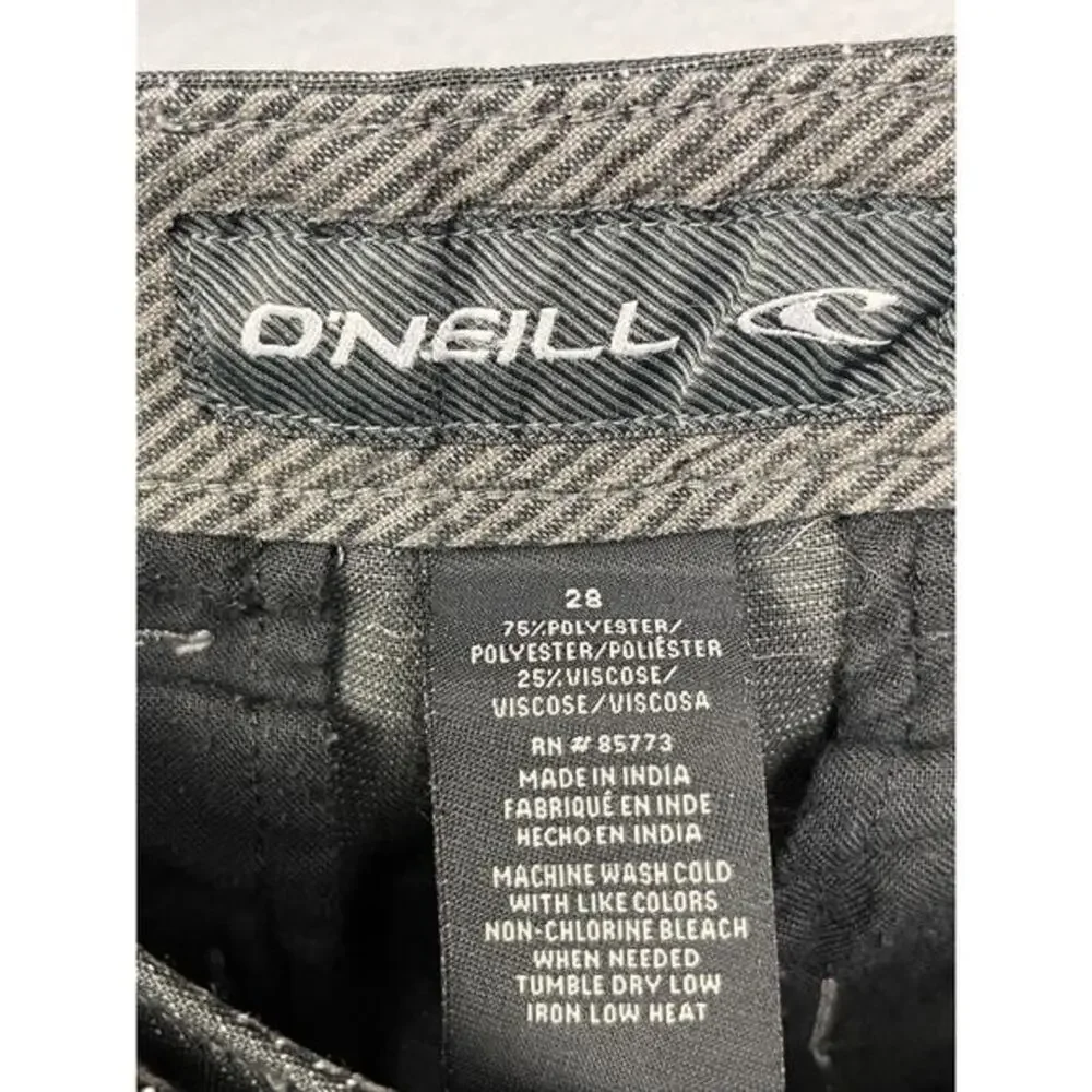 Oneill Board Shorts Mens‎ Size 28 Beach Swimming Gray Teen Pockets